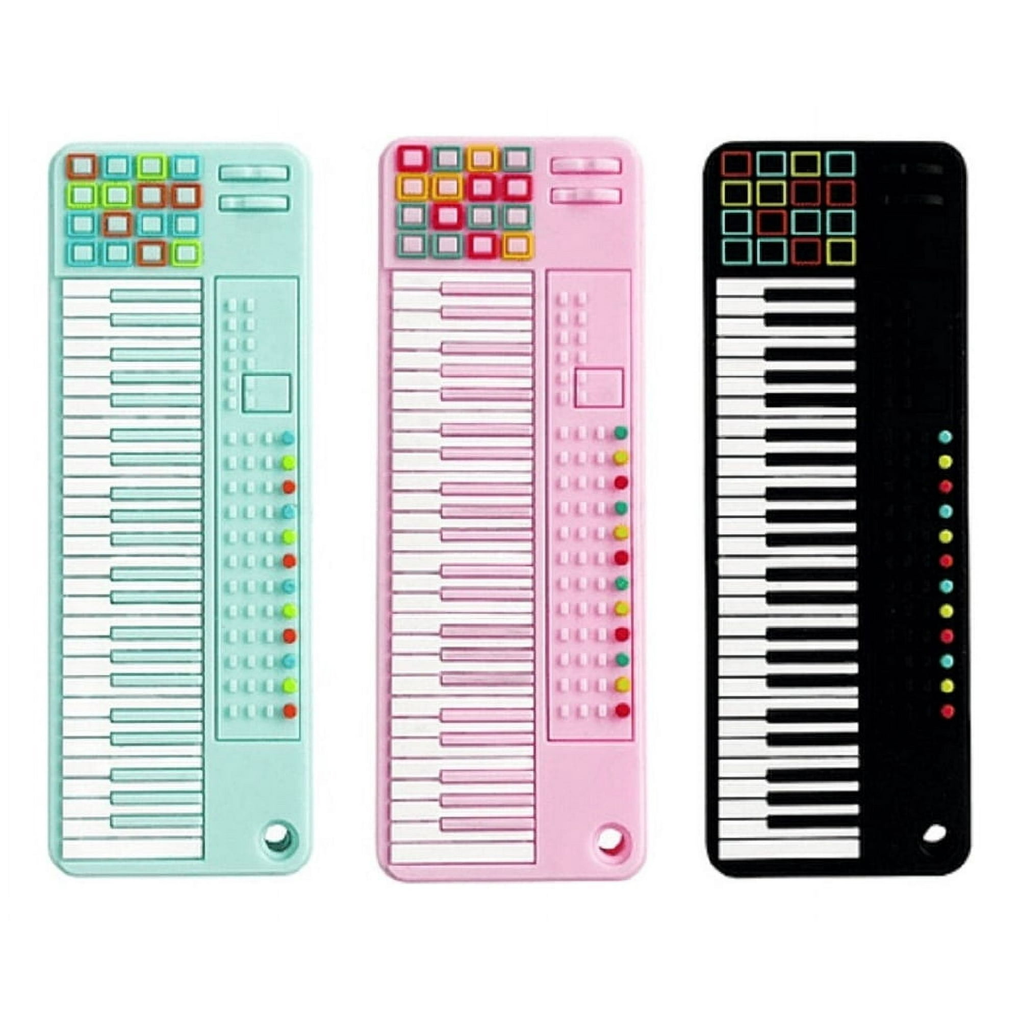 Genérico - Set 4 Mordedor Forma Teclado Piano Encias Bebes Lau