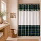 thumbnail image 1 of Juego de Cortina para Baño Escoces Pistacho 6 Piezas, 1 of 5
