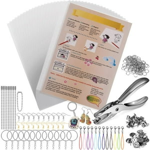 Kit De Láminas De Plástico Retráctil Waifairphy Shrinky Dinks, 195 Piezas