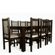 thumbnail image 4 of Juego de Comedor Praga 8 Sillas Mesa Rectangular Chocolate, 4 of 8