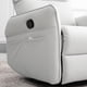 thumbnail image 3 of Rocking Recliner Chair,360 ° Swivel Nursery Rocking Chair,Glider Chair,Modern Small Rocking Swivel Recliner Chair for Bedroom,Living Room Chair Home Theater Seat,Side Pocket(Light Gray+360°Swivel), 3 of 3