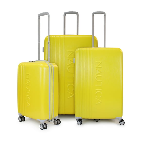 Set de 3 maletas S+M+L Nautica Sumer amarillo