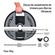 thumbnail image 2 of Disco Olímpico 10kg Para Pesas Barras Profesional Engomado, 2 of 4