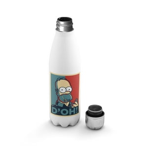 Creango - Botella Agua Termica Homero Simpson De Acero Inoxidable