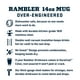 thumbnail image 3 of Taza YETI Rambler, apilable, 414 ml, con aislamiento al vacío, inoxidable, 3 of 3