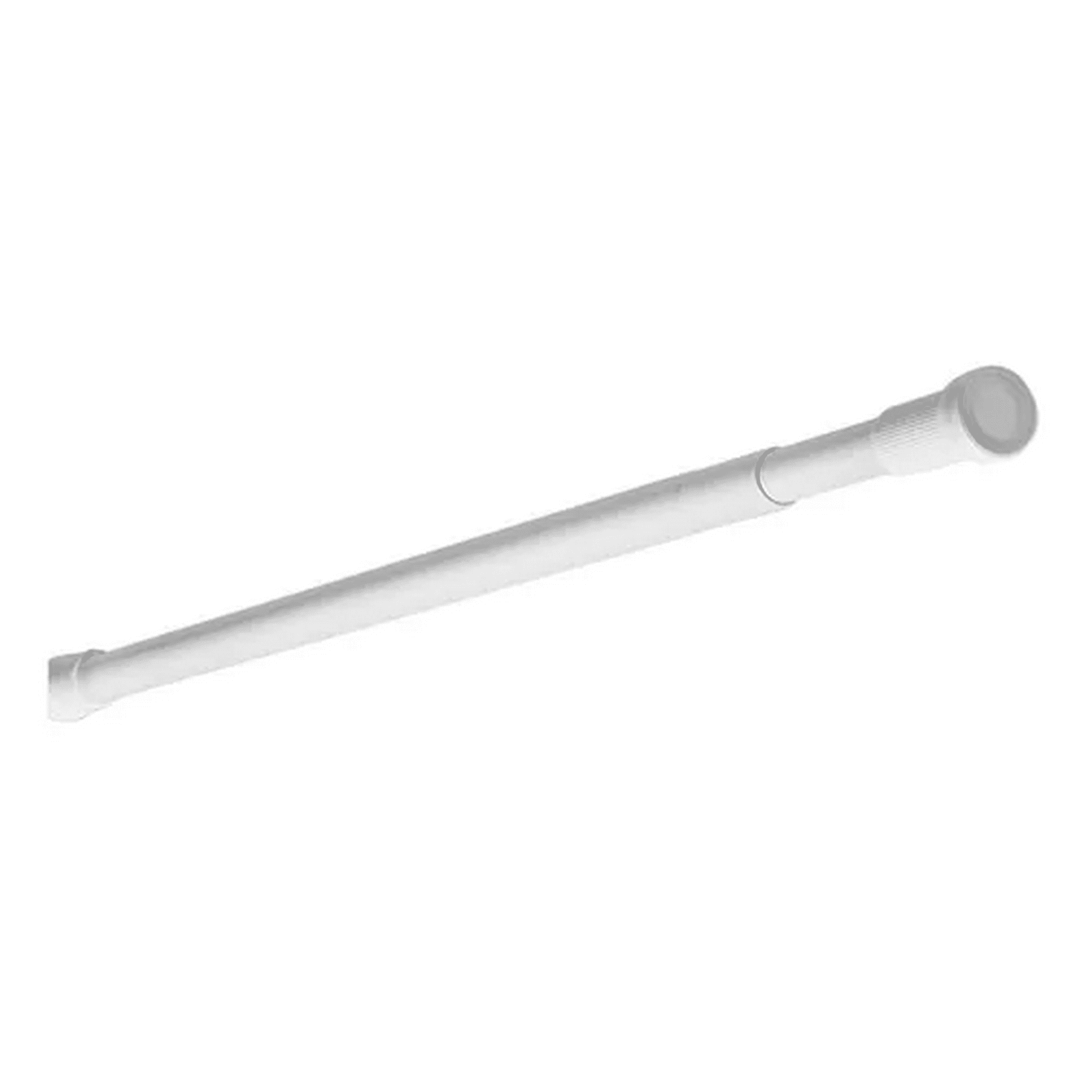 Genérico - Barra Extensible Ducha 110-200 Cms Cortina De Baño Home Blanco