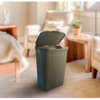 Genérico - Cesto Ropa Moderno Con Tapa 60L Reyplast