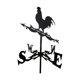 thumbnail image 1 of Retro Metal Veleta Veleta Veleta Indicador Dirección Viento Gallo, 1 of 5