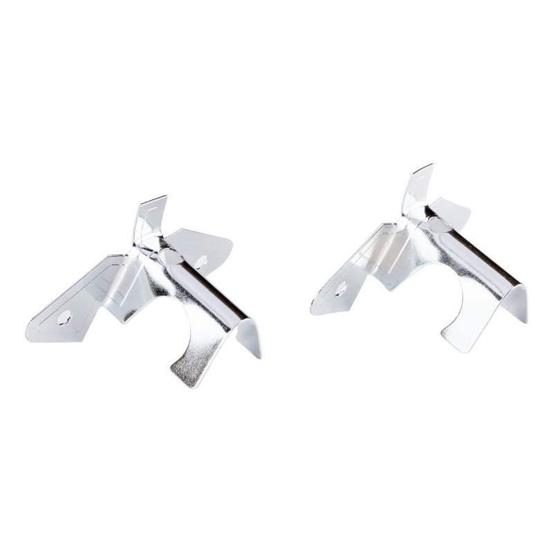 Metalhsa - Pack 2 Unidades De Soporte Cromado Simple A Techo 12 Mm