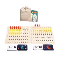 Magideal - Tableros De Matemáticas Montessori De Multiplicación Y División Para Niños, Niñas Y Niños