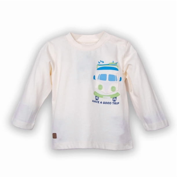 Polera Bebe Niño Crudo Pillin