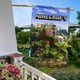 thumbnail image 5 of Minecraft -bandera de jardín temática. Regalo perfecto para fans, amigos y familiares, ideal para actividades al aire libre y decoración de fiestas.45CM*100CM, 5 of 5