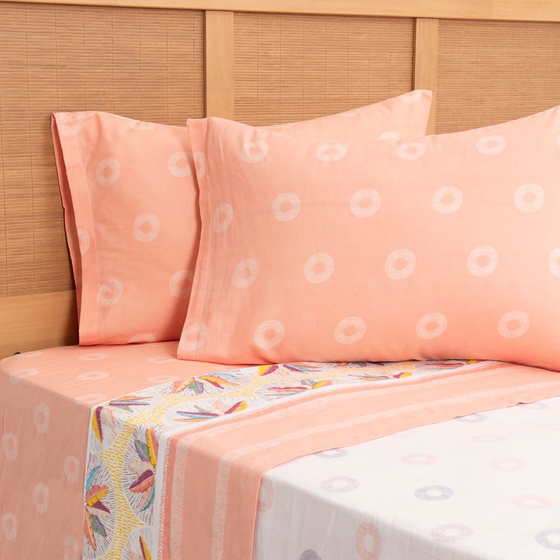 Mashini - Sábana Est. 144 Hilos King Gorrion