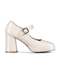 Zapato Mary Jane Tacones Elegante Charol Mujer Weide Yl83