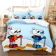 thumbnail image 1 of v118 Bed Sheets Game Cuphead Mugman Bedding Set Cartoon Anime three-piece set Adult Kid Bedroom Duvetcover Sets Kawaii cama de casal 3-Piece Bedding Set (1 Duvet Cover + 2 Pillow Shams) Bed Sheets ju, 1 of 5