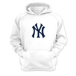 Genérico - Polerón Canguro New York Yankees Blanco Talla S Unisex