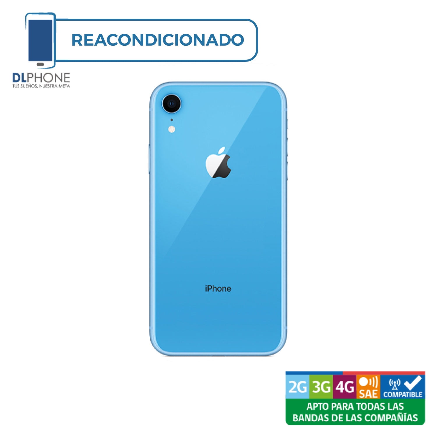 Iphone XR 64GB Celeste Reacondicionado | Lider