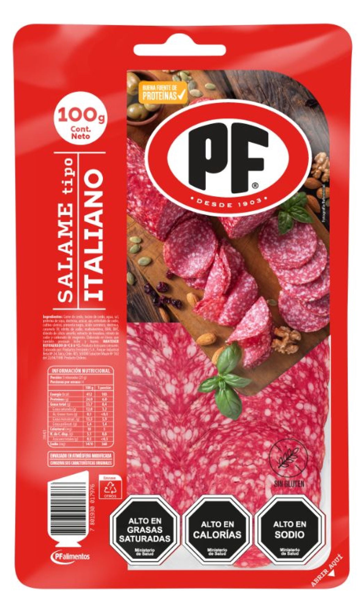 Salame Italiano Sachet 100 g PF