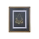 thumbnail image 1 of Cuadro Joya Dorada Turquesa Dorada 38x45 cm, 1 of 2