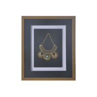 Ronda - Cuadro Joya Dorada Turquesa Dorada 38X45 Cm