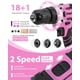 thumbnail image 3 of Juego de herramientas KingTool de 267 piezas con taladro eléctrico inalámbrico de 21 V, 3 of 8