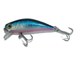 Señuelo Silstar 4Cms 2Grs Azul/Plata/Fucsia Sinking Fibra J520
