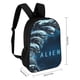 thumbnail image 2 of Alien-theme Backpack, Campus style schoolbag Bookbag with Adjustable Shoulder Straps And Large Zip Compartment, Unisex Travel Bags., 2 of 6