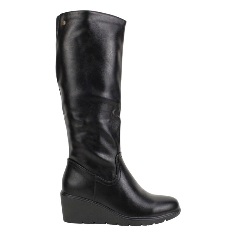 Bota New Walk Cuña Edge Negra