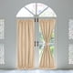 thumbnail image 1 of PiccoCasa 1 Panel Cortinas de Puerta para el Hogar Cortinas de Ventana Opacas, Caqui W25" x L72", 1 of 7