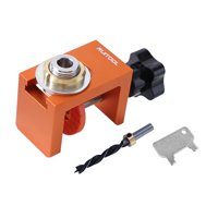 Ioensy - Taladro Perforador, Herramienta De Localización, Aleación De Aluminio, Resistente, Plantilla Para Agujeros De Bolsillo Para Carpintería, 6 Mm