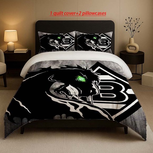 Letter B Emblem Street Art Pattern Bedding Set Soft and Comfortable Suitable for All Seasons