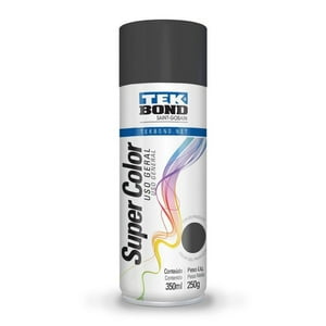 Tekbond - Pintura Acrilica Aerosol 350Ml Uso General Grafito