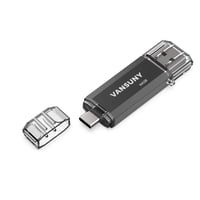 Unidad Flash Vansuny De 64 Gb Tipo C Otg Usb 3.0+ Usb C Negra