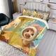 thumbnail image 3 of Pookoo Conjunto de sábanas temático, trío de piezas, cómodo y amigable con la piel, diseño único, regalo de decoración para el hogar para familiares, amigos y fans,140cm *210cm, 3 of 6
