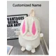 thumbnail image 1 of Personalized Bag Name Baby Gift Custom Name Bag Girl Bag With Name Kids Custom Name Lightweight Rabbit pop Bag backpack ﻿, 1 of 3
