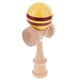 thumbnail image 1 of Kendama rayas madera bola coger juego juguete de madera de café amarillo, 1 of 3