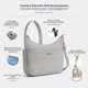 thumbnail image 4 of Bolso Bandolera Mediano Travelon Roam Antirrobo de Nylon, 4 of 9