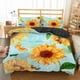 thumbnail image 1 of Sunflower Blue Bedding Set Quilt Duvet Cover Pillowcase3-Piece Bedding Set (1 Duvet Cover + 2 Pillow Shams), 1 of 3