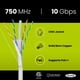 thumbnail image 2 of Cable Ethernet TRUE CABLE Cat6A Direct Burial, 1000 pies, blanco, 2 of 7