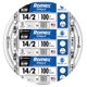 thumbnail image 1 of Cable Southwire Romex, marca Simpull, sólido, para interiores, 14/2 W/G, NMB, bobina de 100 pies, 1 of 9