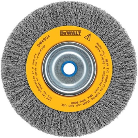 Rueda De Alambre Dewalt De 6 Cm, Rizada, Cara Mediana