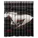 thumbnail image 1 of Cortina de ducha con el logotipo de Ford Mustang y ganchos (60 x 72 pulgadas), 1 of 3