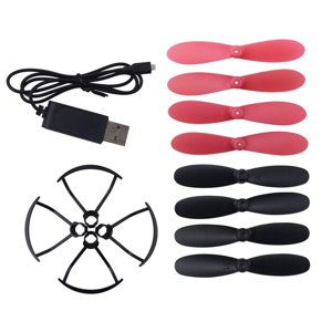 Magideal - Protectores De Cuchillas, Anillos De Seguridad Para Rc Con 8 Hélices Para Hs190; Cubierta De Protección De Rc Para Quadcopter Hs190 901Hs Repuestos