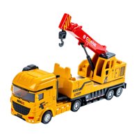 Magideal - Vehículo Impulsado Por Fricción, Vehículo Push And Go, Simulación De Inercia, Camión Grúa De Juguete Para Niños De 3 A 7 Años, Regalos Del Día De San C