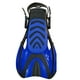 thumbnail image 2 of Aletas Bodybord Natacion Microfin Talla40-44 Regulable Azul, 2 of 3
