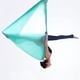 thumbnail image 3 of Hamaca de Yoga Aéreo F.Life Premium de Tela de Seda Turquesa, 3 of 6