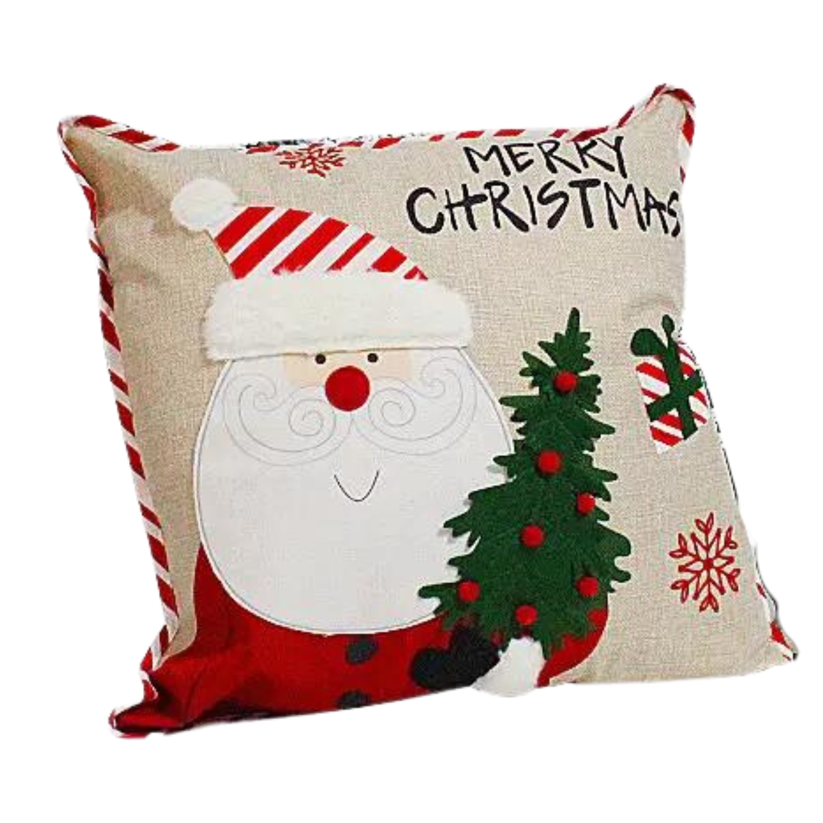 Bohemik - Pack De 2 Fundas Cojín Navideño Viejo Pascuero