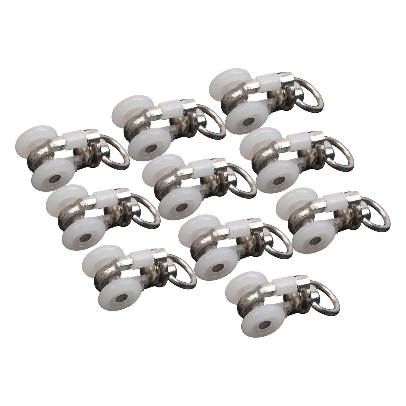 Bothyi - 10 Uds., Deslizadores De Pista De Cortina, Cortinas, Polea Silenciosa, Carril De Cortina, Polea De Pista, Estilo A