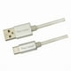 thumbnail image 2 of Cable Tipo Usb a Tipo C 1 Metros Textil Reforzado 3a Silver, 2 of 5