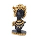 thumbnail image 3 of Estatua decorativa de mujer africana, exquisita estatuilla de resina hecha a mano para mujer, escultura femenina para decoración de estantería para el , negro, estilo A, 3 of 5